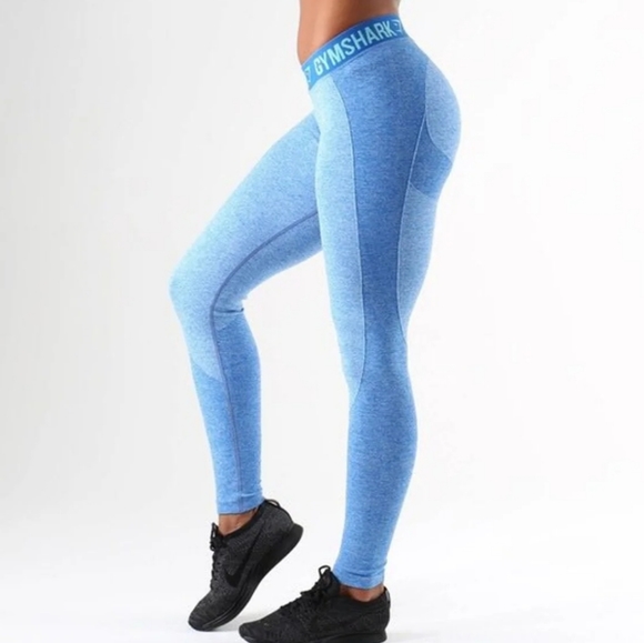 Gymshark Pants - Gymshark Flex Leggings Seamless Blue S
